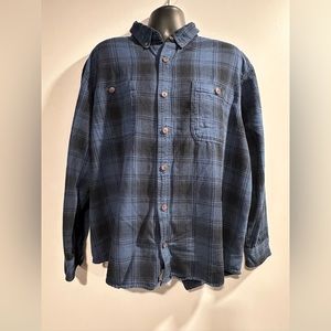 Duluth Trading Company XXL blue flannel